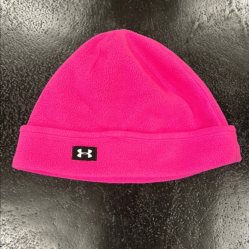 Under Armour Bright Pink Fleece Hat